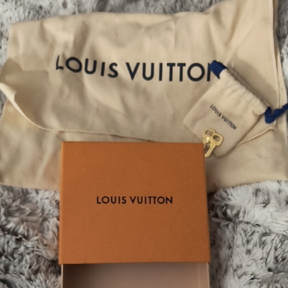 Louis Vuitton Tan and Orange Accessories Set